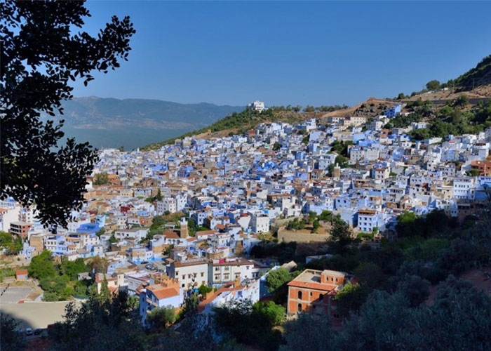 Chefchaouen city the Blue City. desert tour from tangier